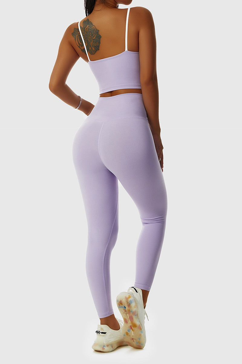 HIGH WAISTED SCULPT LEGGINGS IN PARMA VIOLET
