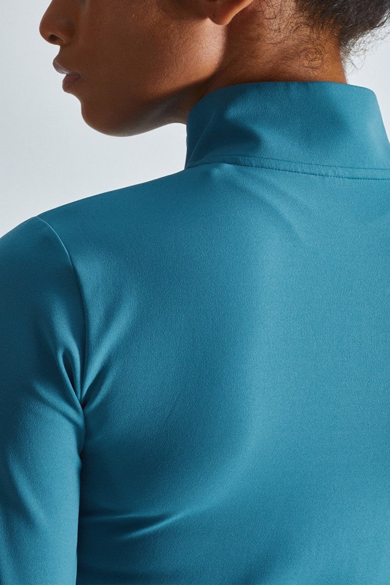 DYNAMIC ZIP THROUGH SPORT JACKETS IN TURQUOISE